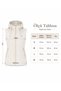 Women's Hooded Plaid Lined Gold Zippered Quilted Puffer Vest - 8