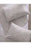 Octave single 100% cotton ranforce printed elastic sheet set - beige - 2