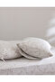 Octave single 100% cotton ranforce printed elastic sheet set - beige - 4