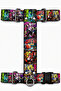 H Type Printed Adjustable Chest Harness and Travel Strap Set - 3