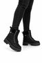 Zippered Accessory Detail Girls' Boots Black - 2