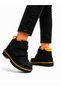 Double Velcro, Fleece Inside, Non-Slip Sole Children's Boots Black - Yellow - 3