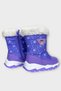 Water Repellent Adjustable Lace-Up Fur Girls' Boots Lilac - 6