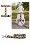 H Type Printed Adjustable Chest Harness and Travel Strap Set - 5