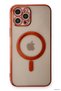 Zngzrmll iPhone 12 Pro Case Magneticsafe Silicone (175614) - Red - 3