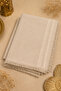 Scarf Set with Glitter Bag - Cream - 4