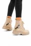 Zippered Star Accessory Cold and Water Resistant Girls' Boots Beige - 3
