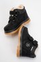 Velcro, Fur-Lined, Rubber Non-Slip Sole Children's Boots Black - 6