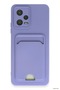 Zngzrmll Redmi Note 12 4g Case Kelvin Silicone with Business Card Holder (180050) - Lilac