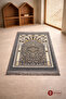 Plush Prayer Mat (Patterned) Non-Slip Base Ultra Soft Velvet Textured Luxury Prayer Mat |   Mixed - 3