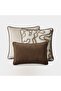 "lorenza & taupe" textured cushion cover set