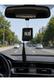 Black Crystal Stone Quran Design Car Rearview Mirror Ornament - 2