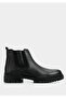 Black Leather Men's Boots