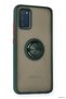 Zngzrmll Galaxy A02S Case Montreal Ringed Silicone Cover (192712) - Green - 2
