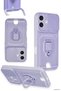 Zngzrmll Mi 11 Lite Case Zuma Silicone with Business Card Holder and Ring (191457) - Lilac - 4