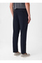 Navy Blue Men's Slim Fit Trousers B35S34010 - 3