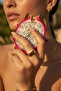 Yellow Color Heart Envelope Design Adjustable Stylish Women's Ring - 2