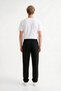 Men's Black Parachute Fabric Wide Leg Oversize Comfortable Fit Pants - 3
