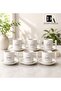 6-Piece Coffee Cup Set Design Your Own Personalized Cup with Logo
