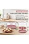Portable Covered Cake and Cupcake Transparent Transport Container – 7-Compartment Pastel Cake Storage Container G- - 3