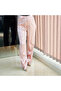 Women's Pink Wide-Leg Trousers - 7