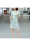 Women's Green Shirt & Skirt Set - 7