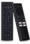 Universal TV Remote Mini Keyboard Wireless Combo with Voice Air Mouse, IR Learning, Rechargeable Keypad Controller for Android TV Box,