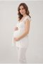 Women's Ecru Lace Maternity Pajama Set with Breastfeeding Detail - 5