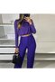 Women's Purple Top & Pants Set - 2