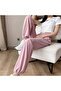 Women's Pink Wide-Leg Trousers - 7