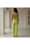 Women's Green Cami Top & Pants Set - 5