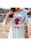 Women's Blue Two-Piece Shorts Set - 7