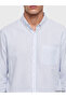 Lcw Vision Blue Standard Fit Striped Men's Shirt - 3