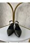 Simple 3 cm Skin Leather High Heels - 6