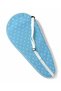 Premium 27 Inch Racket Cover Turquoise Color with White Polka Dots - 2