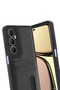 Zngzrmll Realme C65 Sara Leather Case with Business Card Holder (200812) - Black - 3