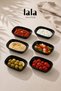 Gözde Meze & Garnish Plate Set of 6 - 14X10 cm - Stylish and Break-Resistant