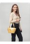 Women's Yellow Butteryellow Bow Detailed Shoulder Bag – Stylish Daily Mini Tote Bag