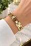 Women's Wristwatch Special Design Gold Color Chain Cord Stylish Suitable for Daily Use Water Resistant 30 Meters - 2