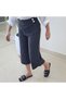 Women's Black Striped Trousers - 2