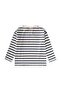 Striped Seasonal T-Shirt 1-10 Years Old Blue Navy Blue Striped - 3