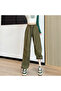 Women's Olive Green Wide-Leg Trousers - 6