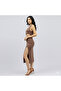 Women's Khaki Two-Piece Dress Set - 4