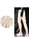 Women's Khaki Cargo Jogger Trousers - 7