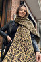 Leopard Patterned Women's Scarf