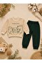 3-Piece Baby Tracksuit Set – Patterned Sweatshirt Jogger Set 6-24 Months - 3