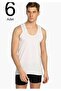 Tutku-Men's White 6-Pack Classic Undershirts Elf568Tccm6 New Season