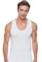 12 Pack Classic Strappy Men's Undershirt 100% Cotton Combed White Undershirt