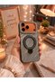 iPhone 17 Pro Max Compatible Premium Stone Glossy Pearlescent Case with Stand – Camera Frame, Stylish Design, Shock Absorbing - 2