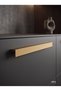 Liva 192-224mm Matte Gold Heavy Aluminum Furniture Kitchen Cabinet and Drawer Handle Premium